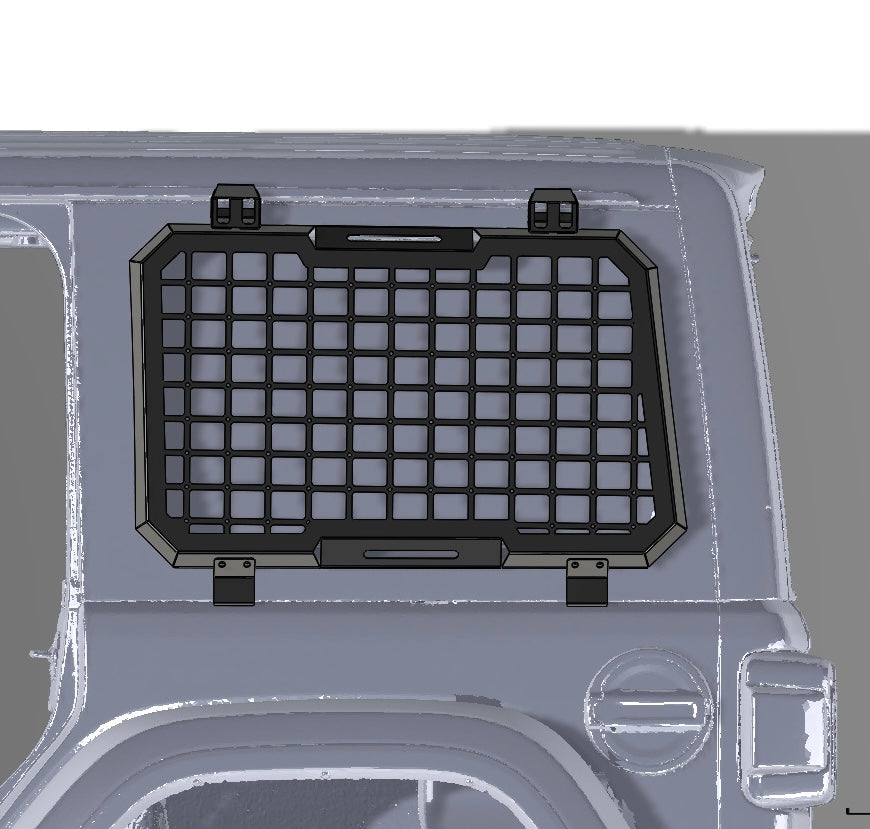 PORTAOGGETTI MOLLE PANEL HARD TOP ESTERNO JEEP WRANGLER JL
