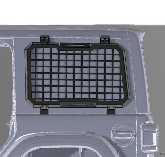 PORTAOGGETTI MOLLE PANEL HARD TOP ESTERNO JEEP WRANGLER JL