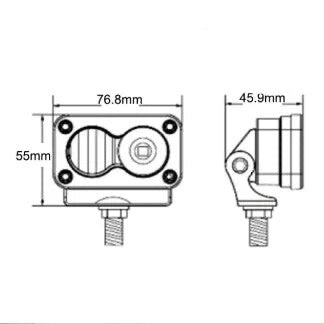FARETTO A LED SUPPLEMENTARE 20W