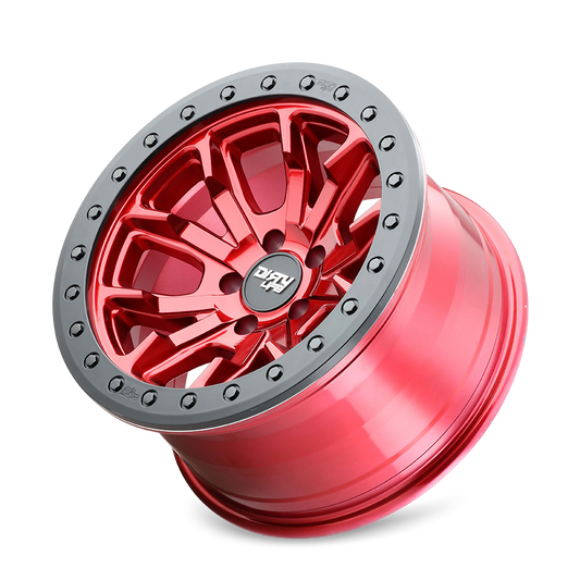 CERCHIO DIRTY LIFE DT-1 9303 17” 5x127 ET-12mm 78.1mm JEEP WRANGLER JK JL CANDY RED