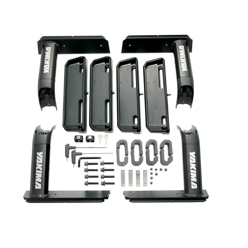 SET 4 PIEDI CON MONTANTI AD ALTEZZA FISSA PER PORTAPACCHI PICK UP