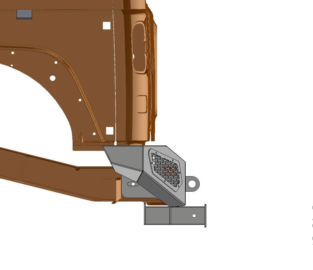 PARAURTI POSTERIORE BGA SHORT JEEP WRANGLER JK