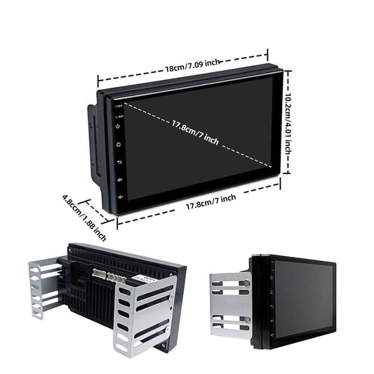 AUTO RADIO LCD 7” GPS BLUETOOTH CARPLAY UNIVERSALE ANDROID 13 2DIN TOUCH SCREEN