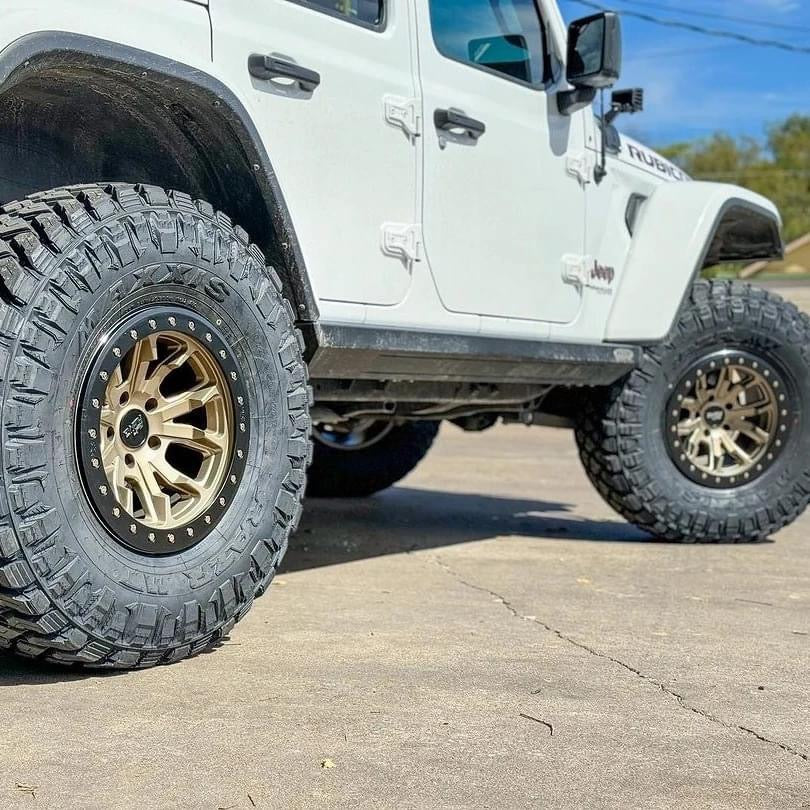 CERCHIO DIRTY LIFE DT-1 9303 17” 5x127 ET-12mm 78.1mm JEEP WRANGLER JK JL SATIN GOLD