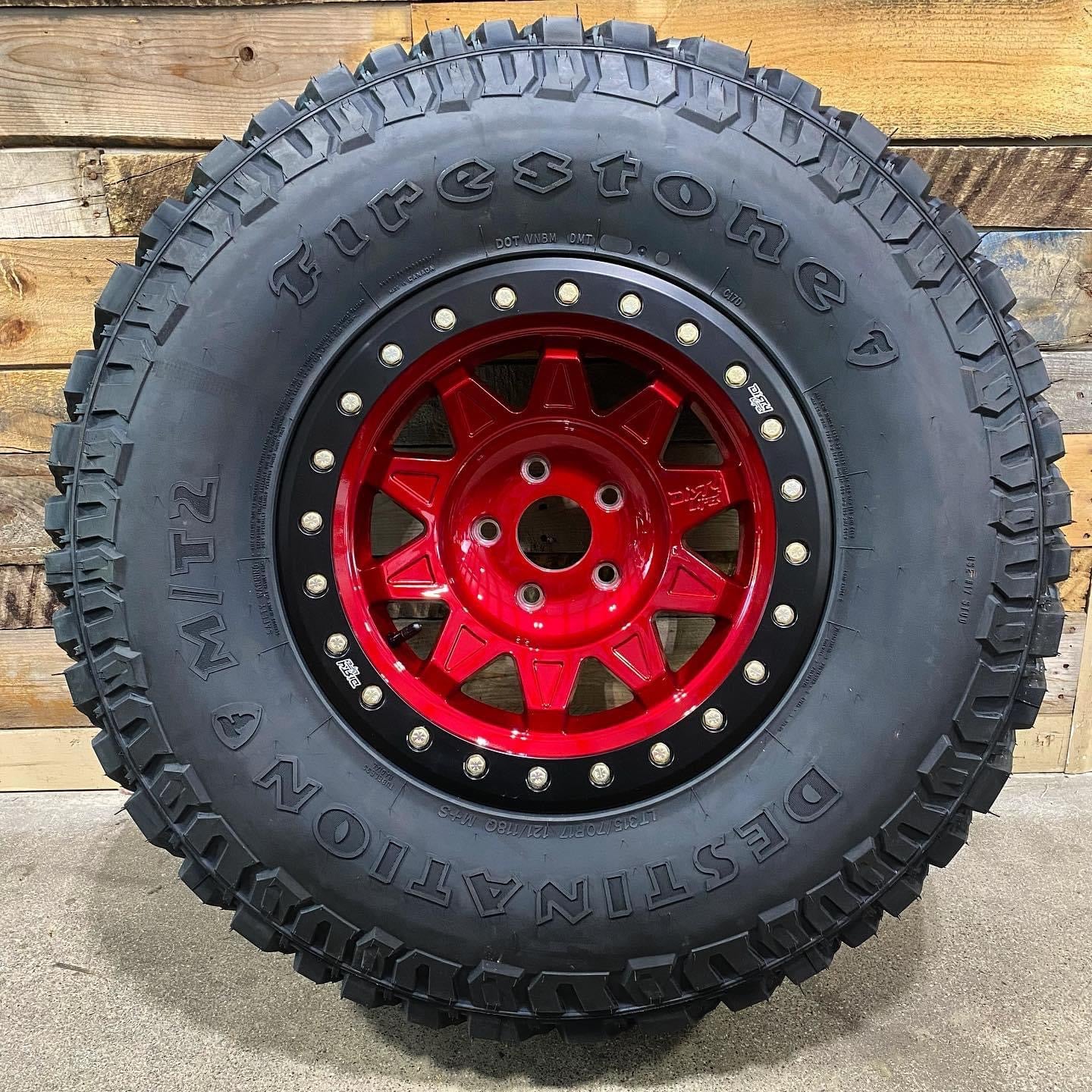 CERCHIO DIRTY LIFE ROADKILL 9302 17x9 5x127 CANDY RED BEADLOCK JEEP WRANGLER JK JL