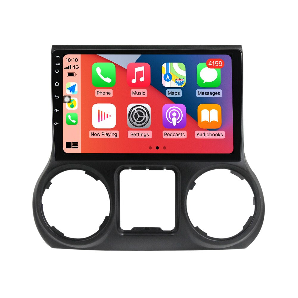 AUTO RADIO LCD 10” CARPLAY 2DIN JEEP WRANGLER JK 2011-2018
