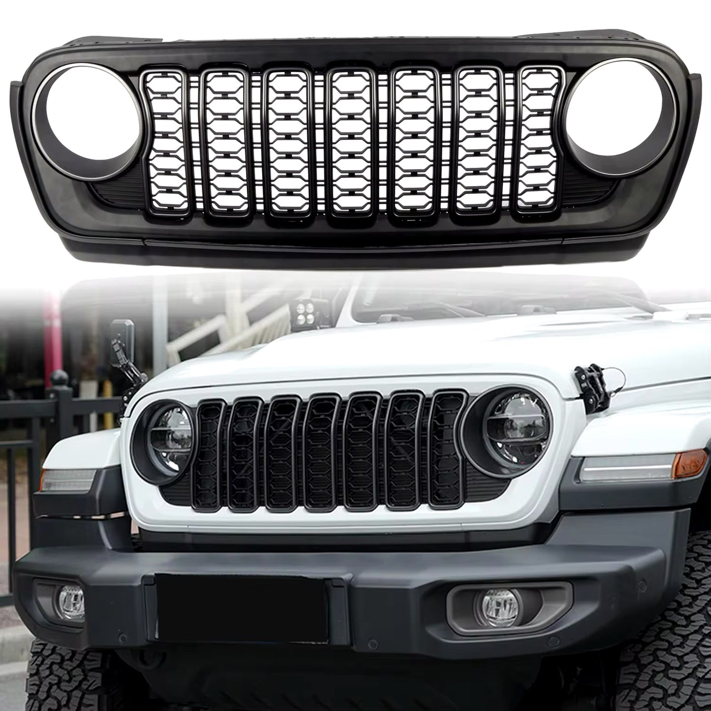 GRIGLIA MASCHERINA JEEP WRANGLER JL GLADIATOR JT 2024