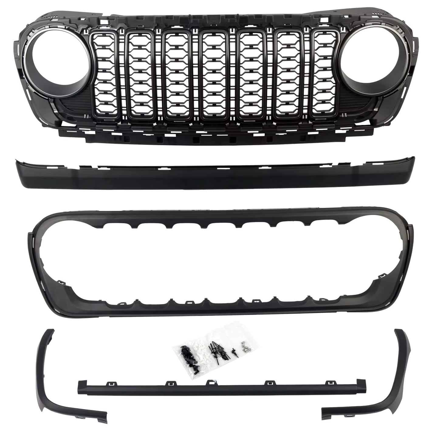 GRIGLIA MASCHERINA JEEP WRANGLER JL GLADIATOR JT 2024