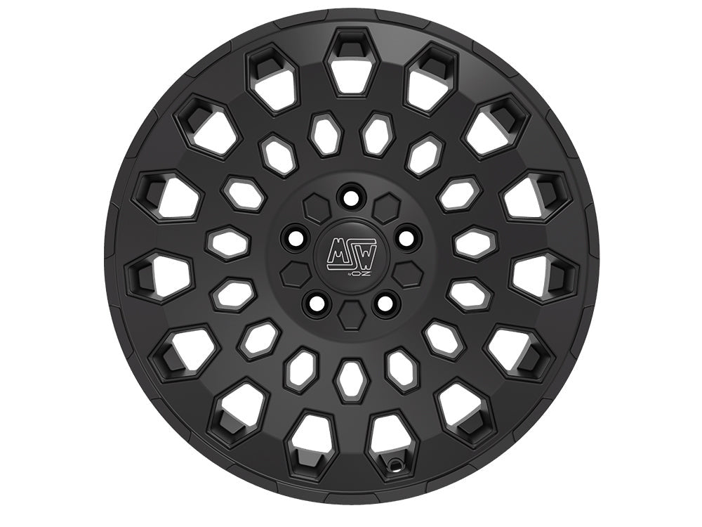 CERCHIO MSW 99 VAN MATT BLACK 17x8 JEEP WRANGLER JK JL E GLADIATOR JT