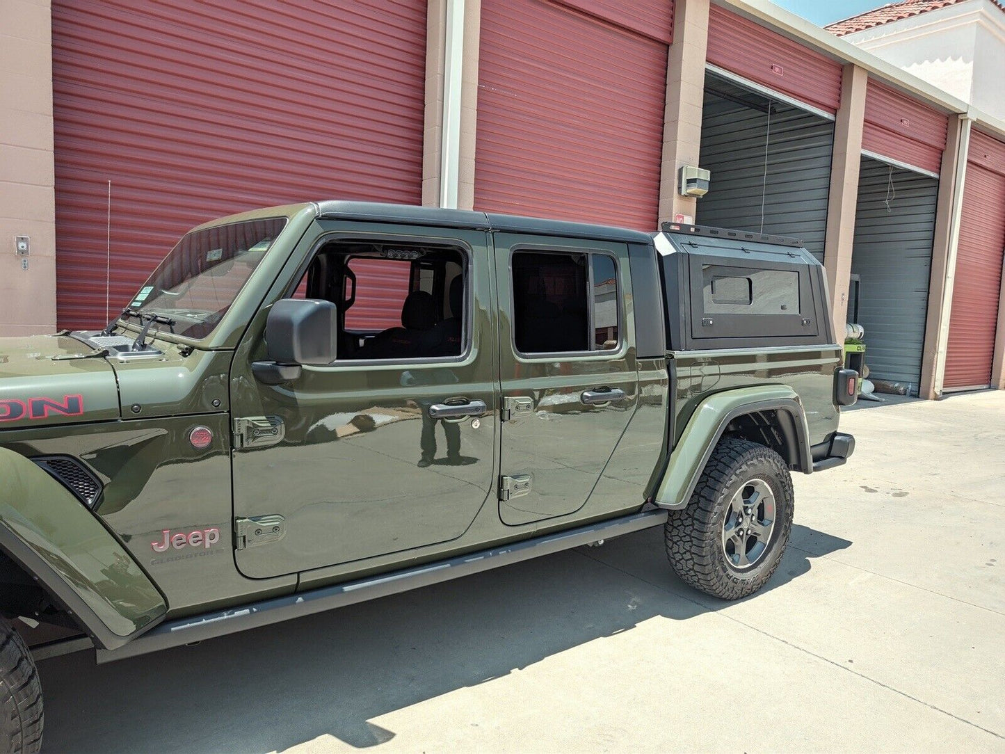 CELLULA HARD TOP COPRI CASSONE CARGO CON FINESTRE CANOPY JEEP GLADIATOR JT ALLUMINIO