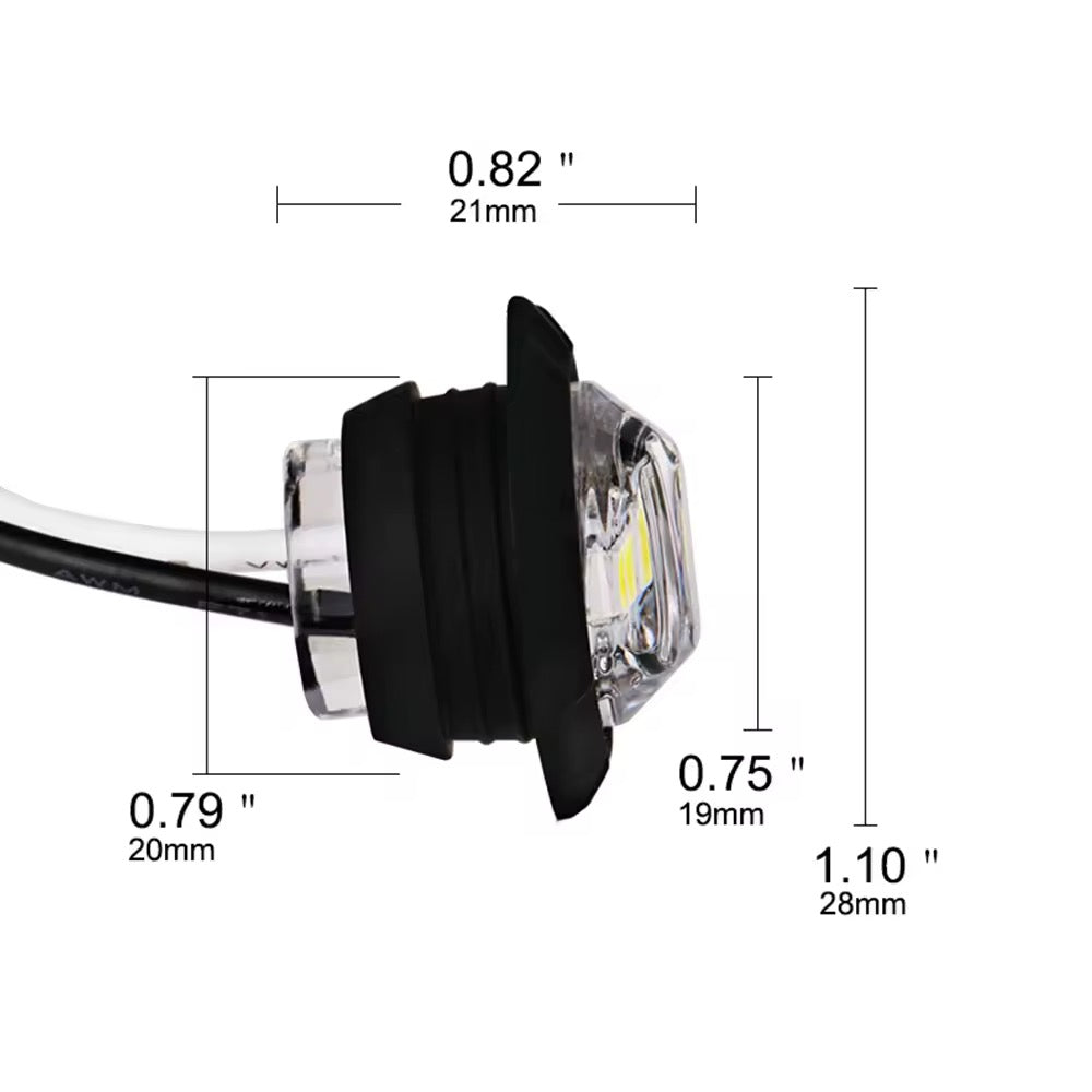 FRECCE A LED FUME UNIVERSALI AD INCASSO
