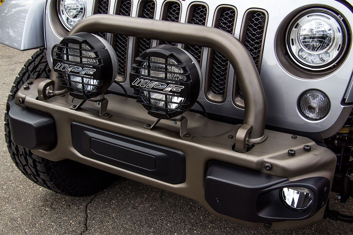 SUPPORTI FARELLI PARAURTI ANTERIORE ANNIVERSARIO JEEP WRANGLER JK