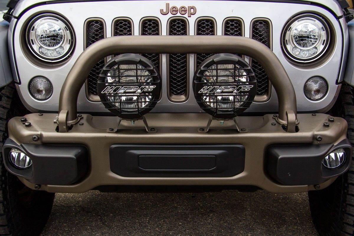 SUPPORTI FARELLI PARAURTI ANTERIORE ANNIVERSARIO JEEP WRANGLER JK