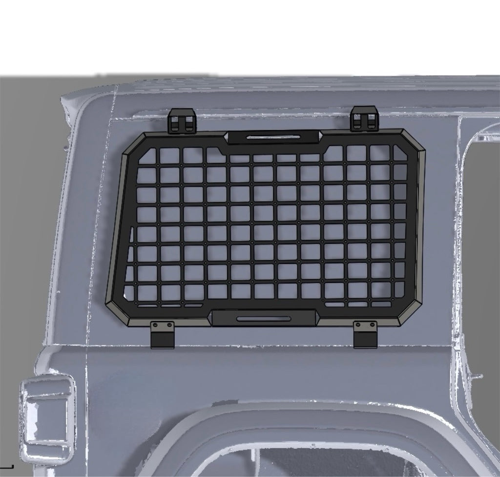 PORTAOGGETTI MOLLE PANEL HARD TOP ESTERNO JEEP WRANGLER JL
