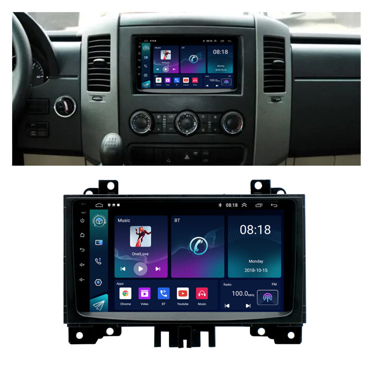 AUTO RADIO LCD 9” CARPLAY MERCEDES SPRINTER CRAFTER 2006-2016