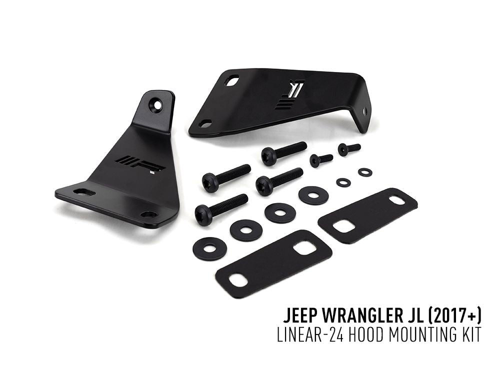 KIT STAFFE BARRA LED LAZER COFANO JEEP WRANGLER JL E GLADIATOR JT