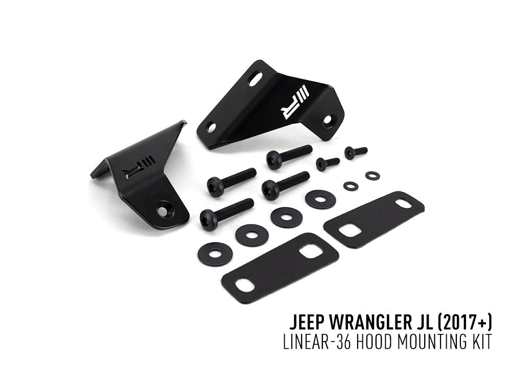 KIT STAFFE BARRA LED LAZER COFANO JEEP WRANGLER JL E GLADIATOR JT