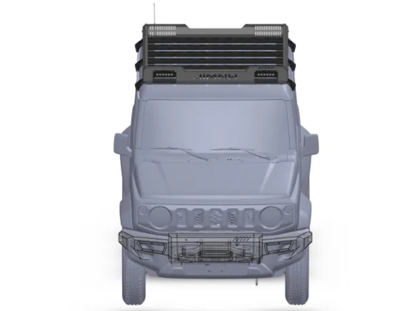 PORTAPACCHI IN ALLUMINIO SUZUKI JIMNY DAL 2018 in poi