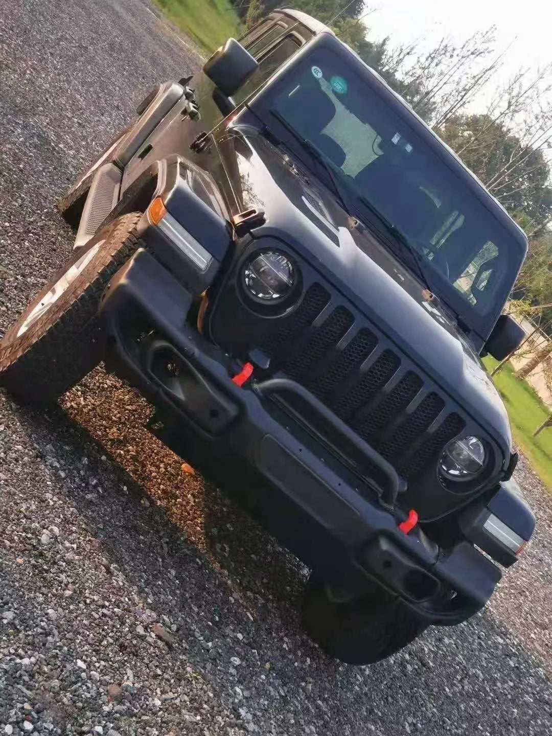 PARAURTI ANTERIORI ANNIVERSARIO ANGOLI ALTI JEEP WRANGLER JL E GLADIATOR JT