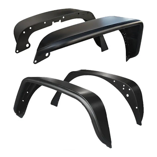 PARAFANGHI FLAT JEEP WRANGLER JK ALLUMINIO 28cm