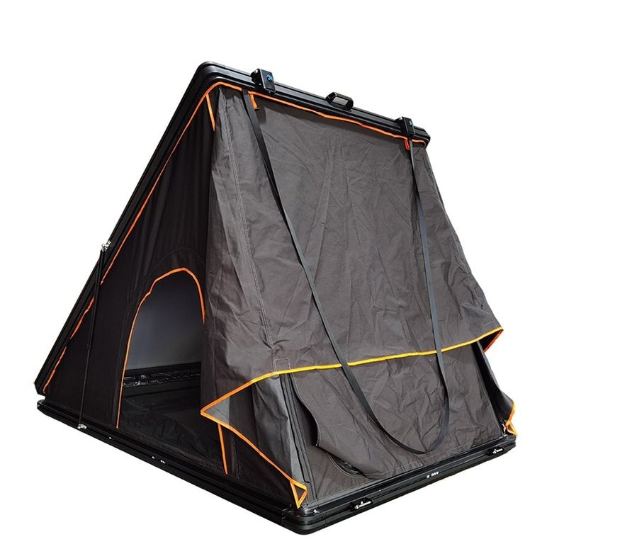 TENDA DA TETTO AUTO CARGO 130 IN ALLUMINIO ROOF TENT NERA ST01