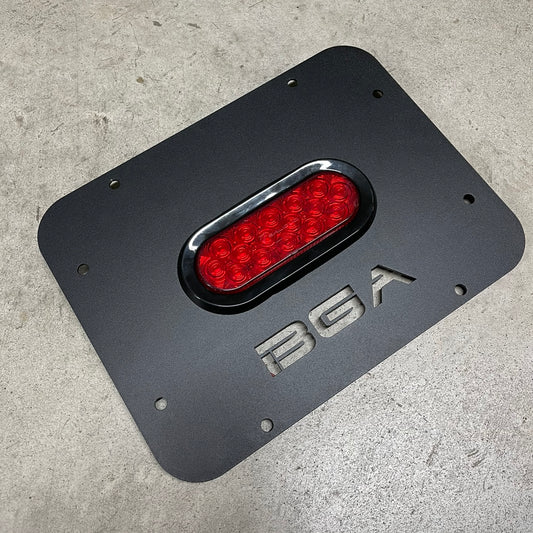 PIASTRA RIMOZIONE RUOTA DI SCORTA CON TERZO STOP JEEP WRANGLER JK