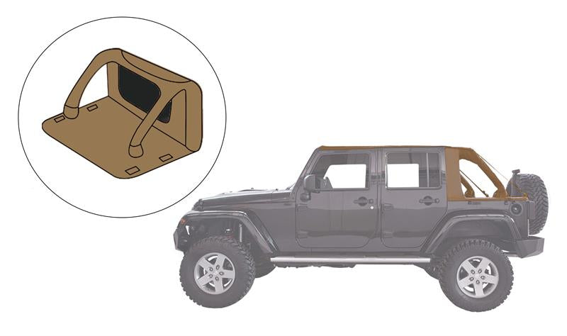 SUNTOP CARGO FINESTRE JEEP WRANGLER JK 4 porte