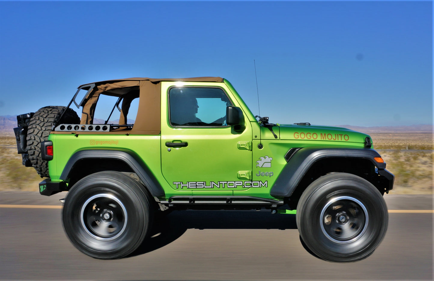 SOFT TOP SUNTOP CARGO JEEP WRANGLER JL 2 porte