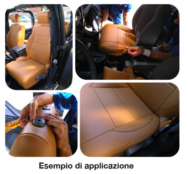 RIVESTIMENTO SEDILI COPRISEDILI JEEP WRANGLER JK