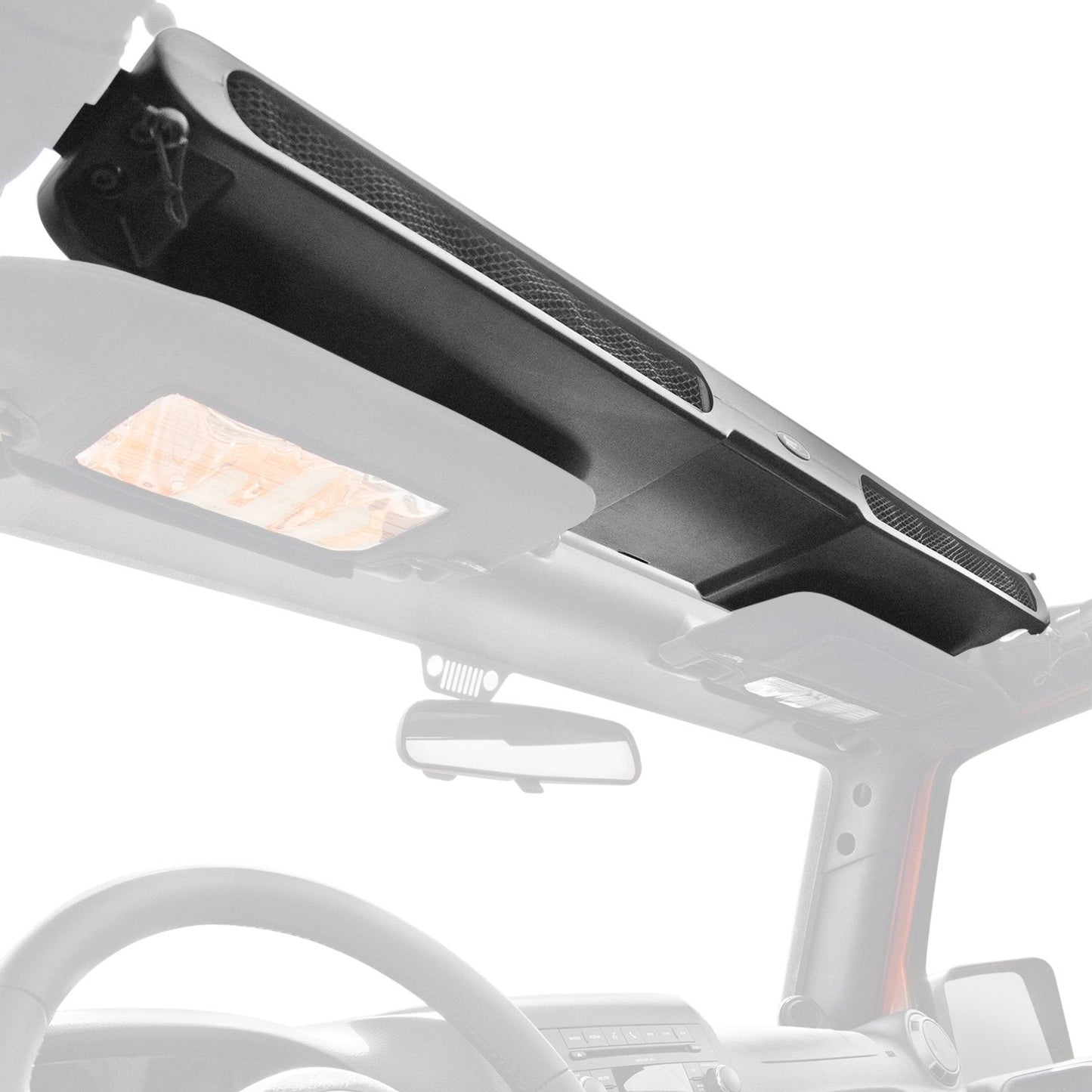 CONSOLE PORTAOGGETTI PARABREZZA JEEP WRANGLER JK TJ YJ