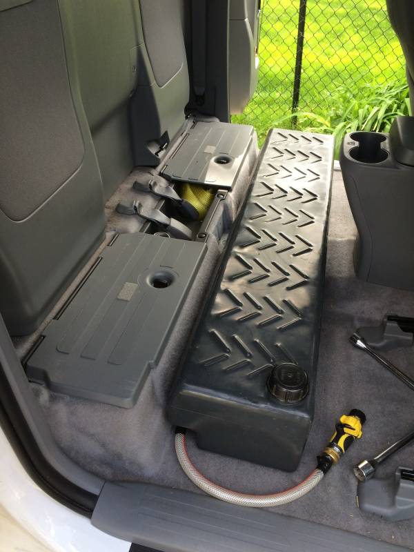 SERBATOIO 40L FRONT RUNNER VANO PIEDI JEEP WRANGLER JK 4 porte