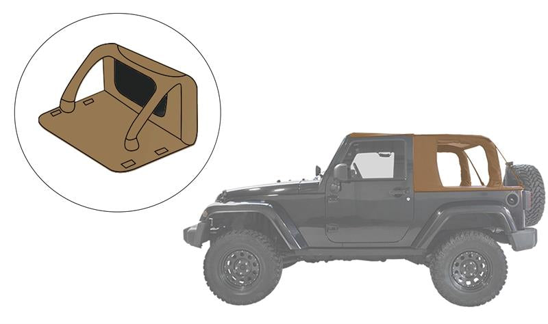 SUNTOP CARGO FINESTRE JEEP WRANGLER JK 2 porte