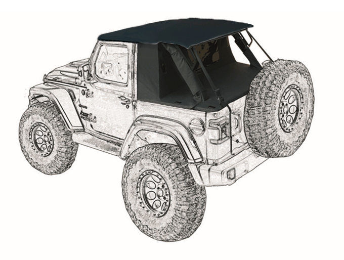 SOFT TOP SUNTOP CARGO JEEP WRANGLER JL 2 porte