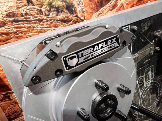 KIT IMPIANTO FRENANTE MAGGIORATO DISCHI E PINZE TERAFLEX DELTA JEEP WRANGLER JK E JL