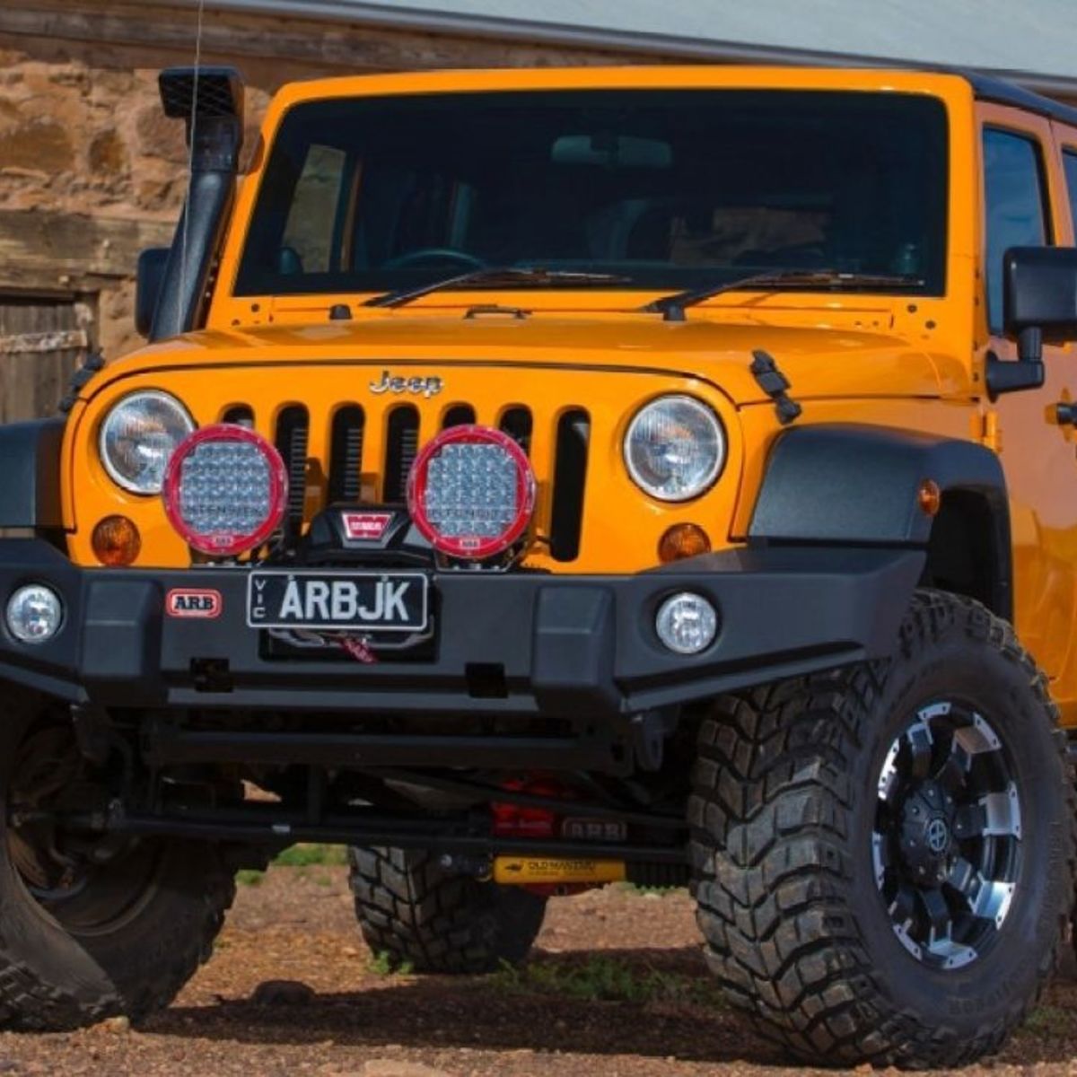 PARAURTI ANTERIORE ARB JEEP WRANGLER JK OMOLOGABILE