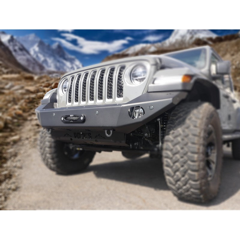 PARAURTI ANTERIORE "CHALLENGER" CON PORTA VERRICELLO OMOLOGABILE JEEP WRANGLER JL GLADIATOR JT