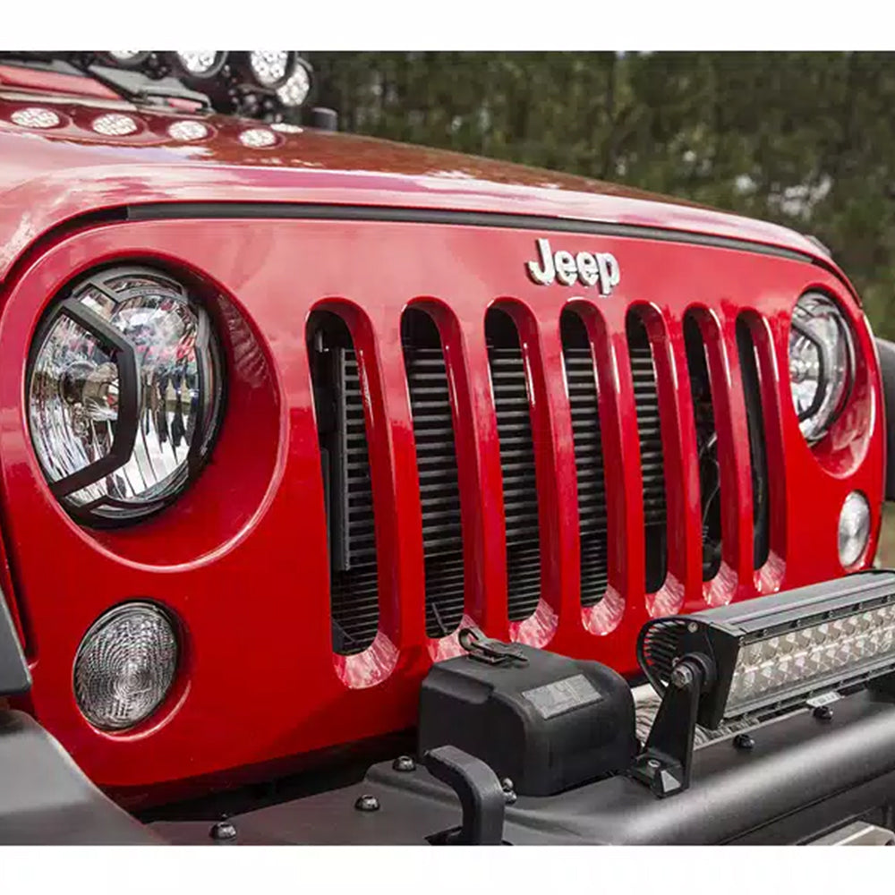 GRIGLIE FARI ANTERIORI JEEP WRANGLER JK TJ