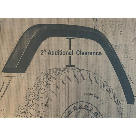 PARAFANGHI HIGH FENDER JEEP WRANGLER JL