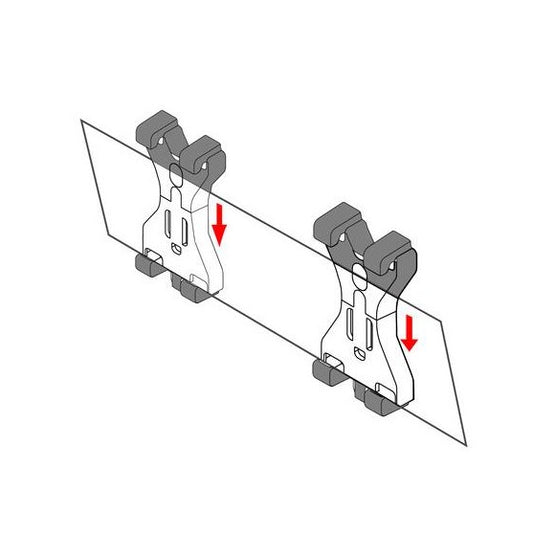 CLIP PORTATARGA PER RIMORCHI
