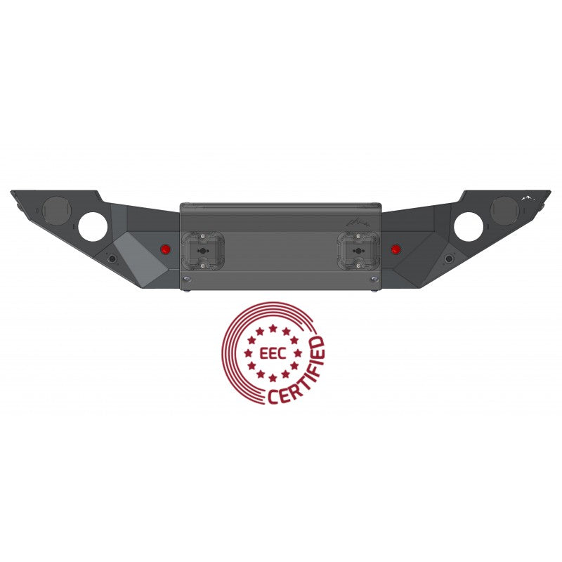PARAURTI ANTERIORE ACCIAIO "STEALTH" OMOLOGABILE JEEP WRANGLER JL GLADIATOR JT