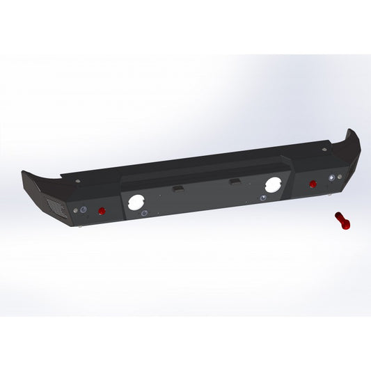 PARAURTI POSTERIORE ACCIAIO "FIGHTER" OMOLOGABILE JEEP GLADIATOR JT