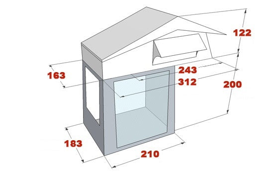 TENDA DA TETTO AUTO EXPEDITION ROOF TENT SUNTOP 160 ANNEX