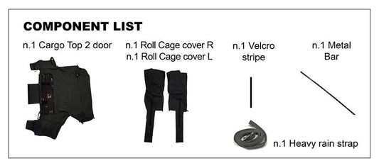 SUNTOP CARGO FINESTRE JEEP WRANGLER JK 2 porte