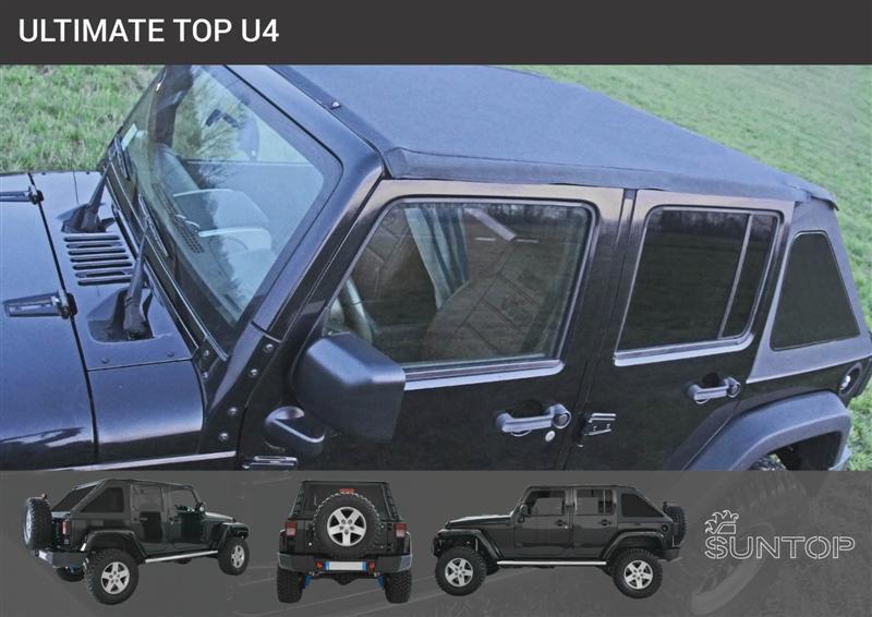 SOFT TOP SUNTOP FASTBACK JEEP WRANGLER JK 4 porte