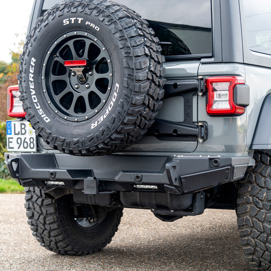 CANCELLO PORTARUOTA DI SCORTA RINFORZATO EVO JEEP WRANGLER JL