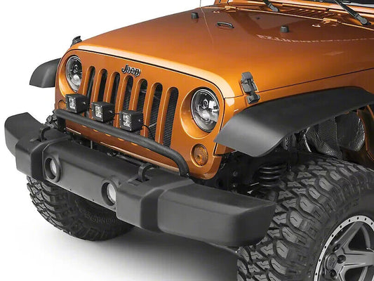 BULL BAR SUPPORTO FARI PARAURTI ANTERIORE JEEP WRANGLER JK
