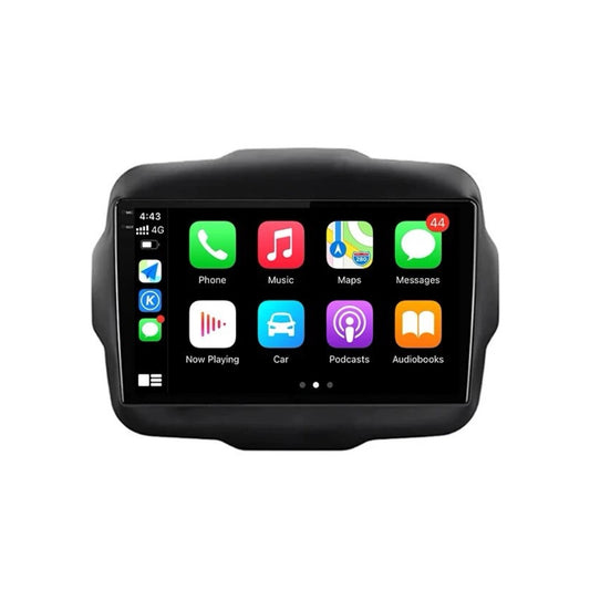AUTO RADIO LCD 9” GPS BLUETOOTH CARPLAY ANDROID 13 2DIN TOUCH SCREEN JEEP RENEGADE 2016-2020