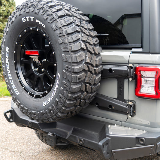 CANCELLO PORTARUOTA DI SCORTA RINFORZATO EVO JEEP WRANGLER JL