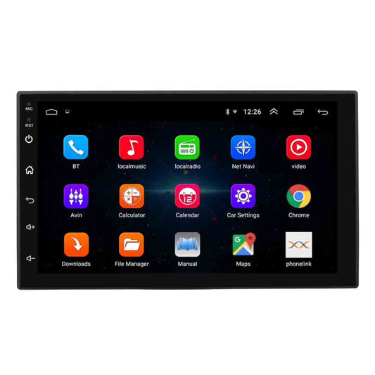 AUTORADIO LCD 7” GPS BLUETOOTH CARPLAY UNIVERSALE ANDROID 13 2DIN TOUCH SCREEN