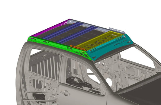 PORTAPACCHI TETTO ROOF RACK BGA TOYOTA HILUX 2006-2015